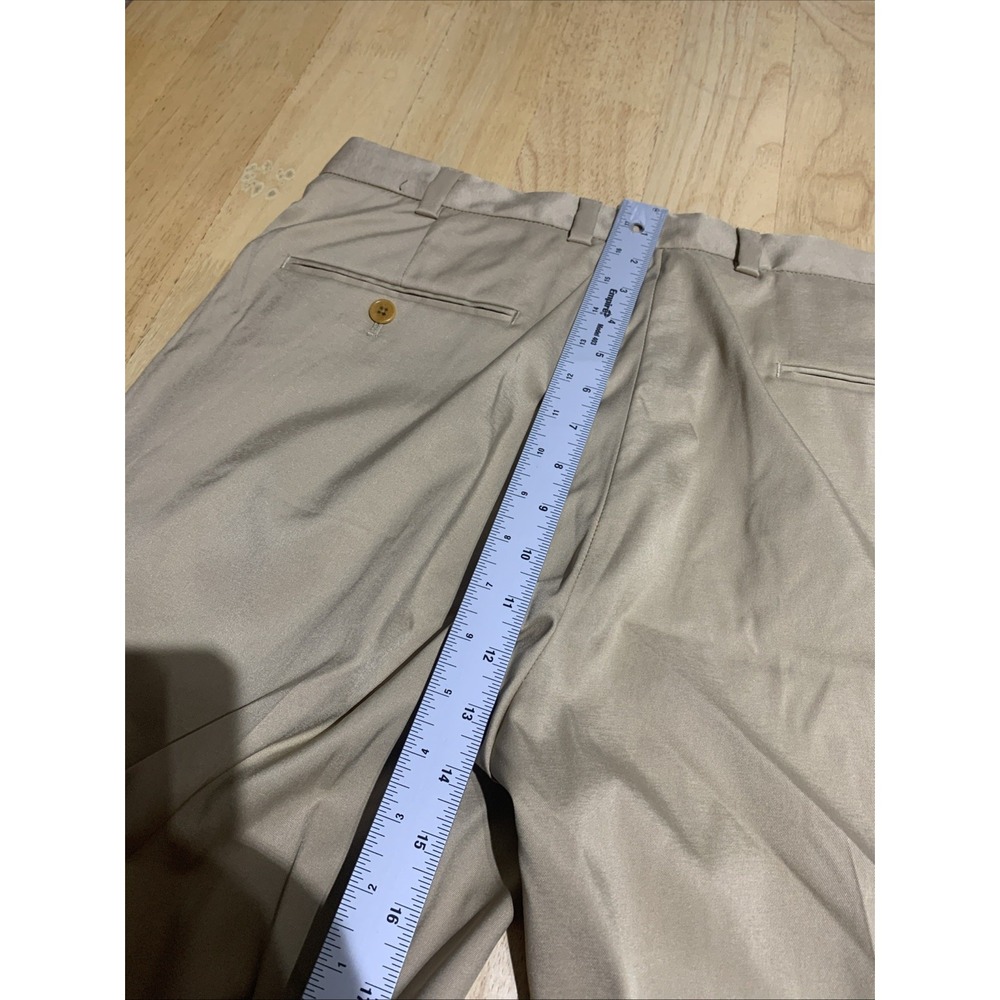 Brooks Brothers Mens Pants 35x30 Chino Straight Leg Khaki Beige/Brown - Picture 4 of 8
